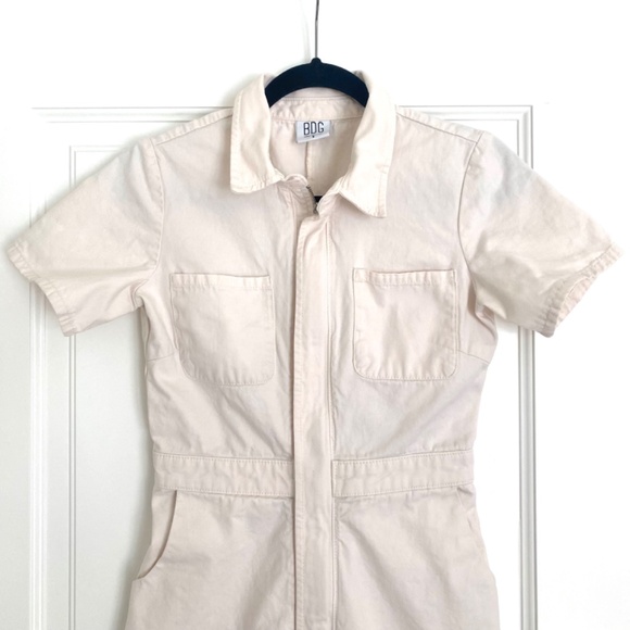 Urban Outfitters Take Flight Ivory Jumpsuit-Small - Picture 5 of 9